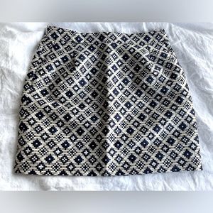 J Crew Brocade Mini Skirt